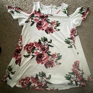 Maternity pink blush blouse